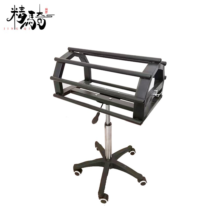马鞍架子鞍架落地式马鞍架马鞍摆架带轱辘可折叠鞍架马具铭达马术，马术爱好者的必备神器！