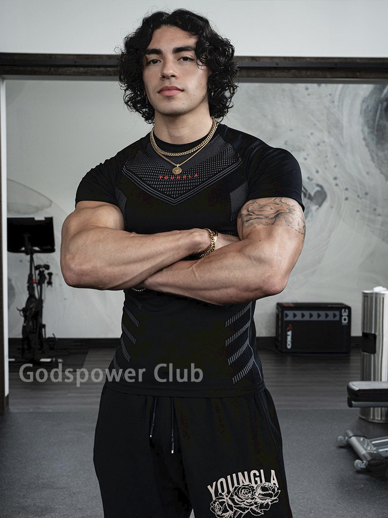 出口美国Superhero Compression男短袖超人健身紧身衣弹力速干t恤，健身必备神器！