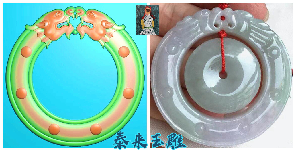 仿古平安扣精雕图：穿越时空的艺术珍品，解锁古韵之美！