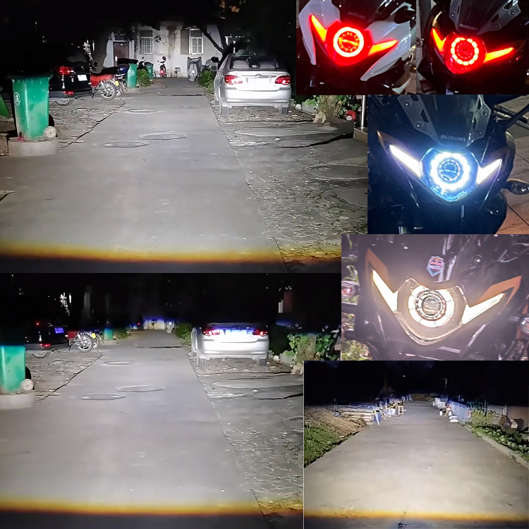 铃木GSX250R大灯改装必看！天使眼恶魔眼LED双光透镜，颜值性能双爆表