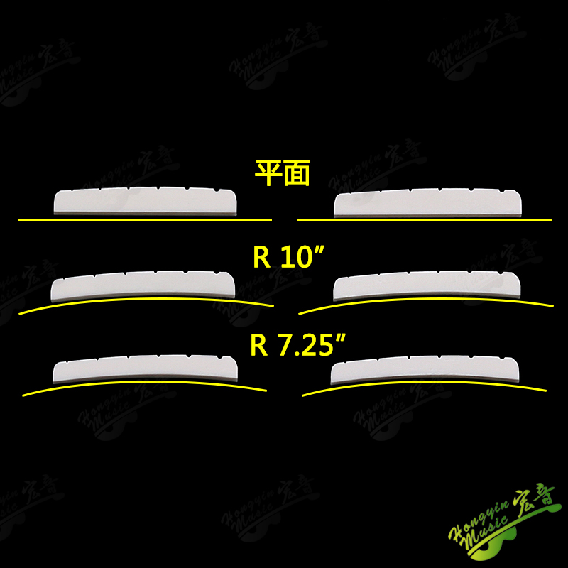 LP/SG/ES标准/定制电吉他43mm黄铜滚珠上琴枕吉他黄铜弦枕，开启音乐新境界！