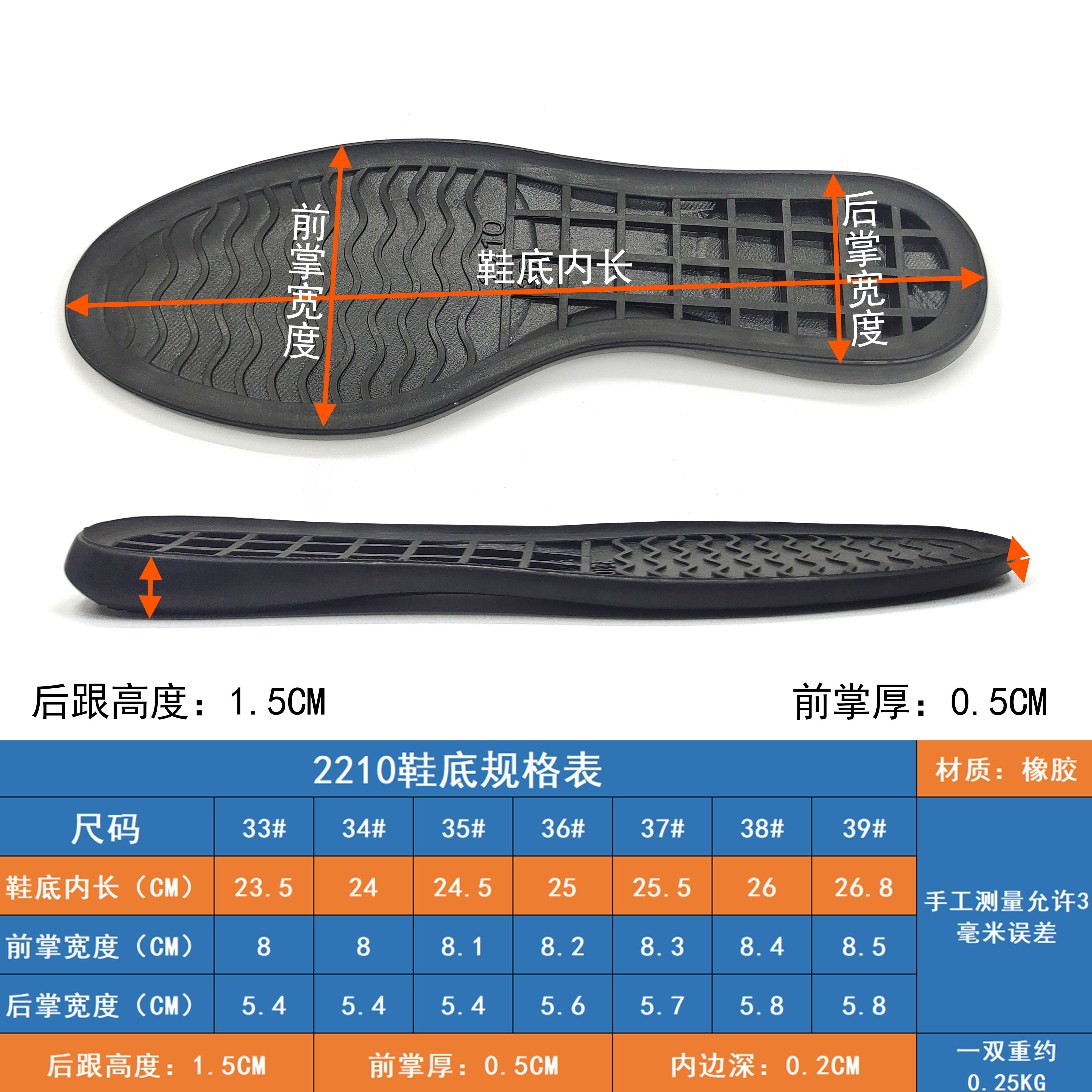 皮鞋换底新潮流：男女同款黑白橡胶防滑鞋底，牛筋圆头鞋底休闲鞋底换底大揭秘！