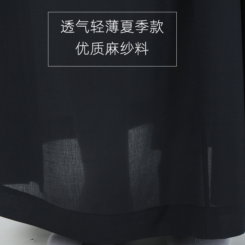 夏天僧服长褂大褂太香了！棉麻材质清爽透气，男女都能穿！出家人都爱的神器！