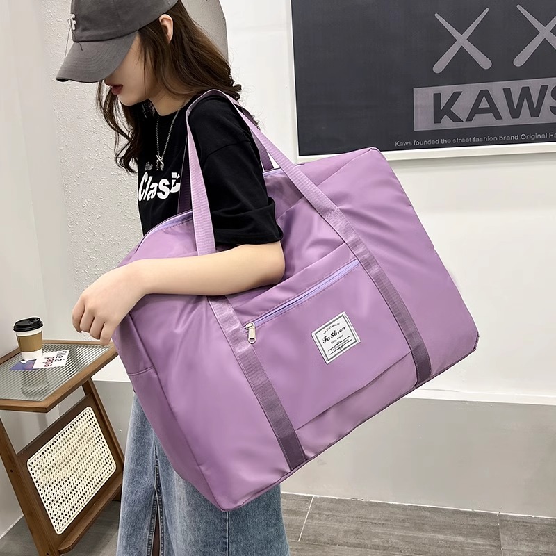 折叠旅行袋大容量收纳袋便携轻便行李包手提旅游登机幼儿园被子包：旅行必备神器，轻松搞定大件行李！