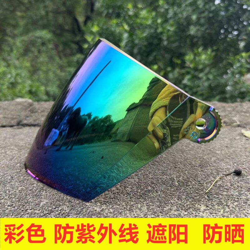摩托车螺丝头盔高清耐磨防雾四季全能防护面罩，你的骑行安全守护神！