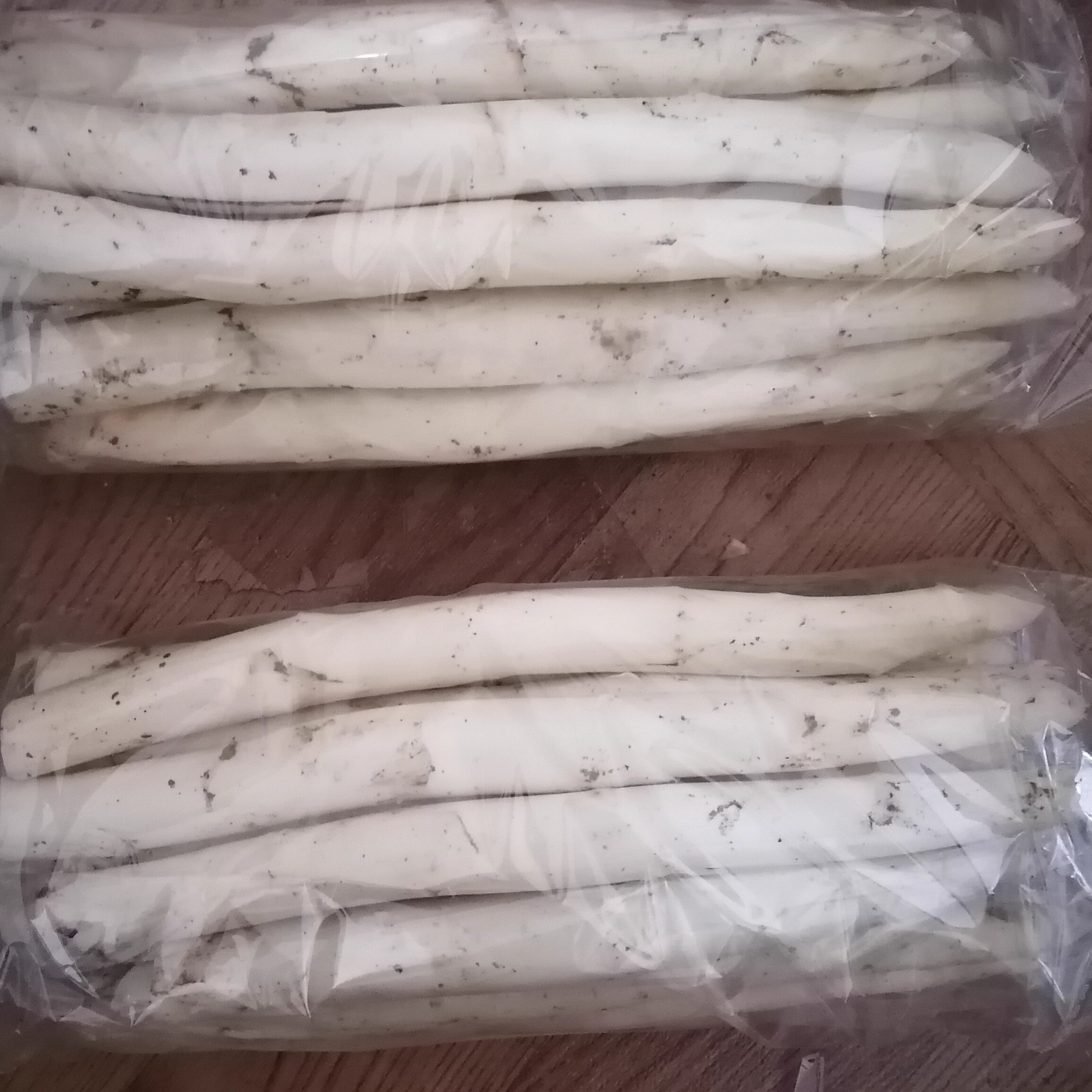 头茬白芦笋新鲜到爆！山东曹县特级白芦笋5斤500g，吃出春天的味道