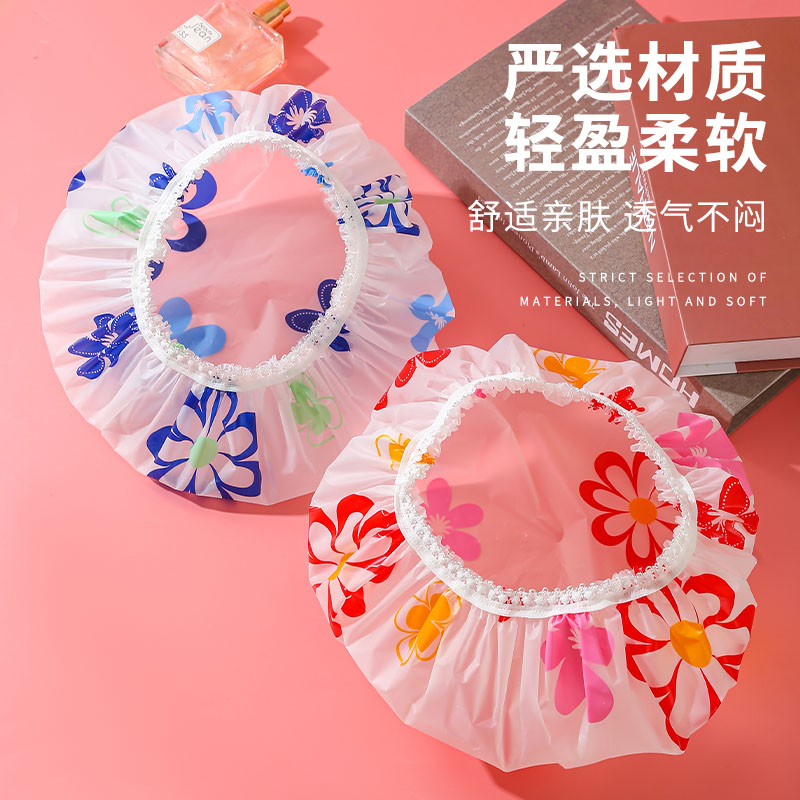 chiikawa防水浴帽2025新款：卡通可爱吉伊卡哇，女生女孩的淋浴新宠