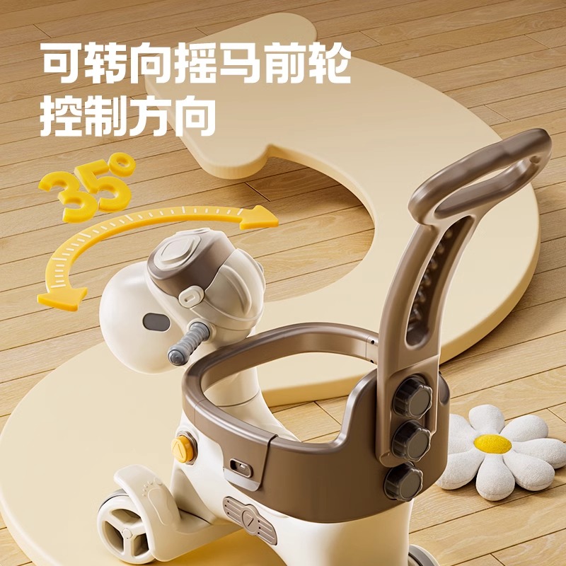 德国工艺儿童摇马：宝宝周岁生日礼物，安全快乐成长的不二选择！