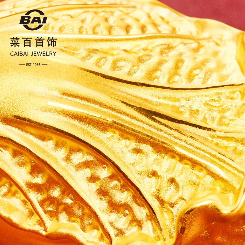 菜百足金白菜摆件：黄金中的财富密码，送礼收藏两相宜✨
