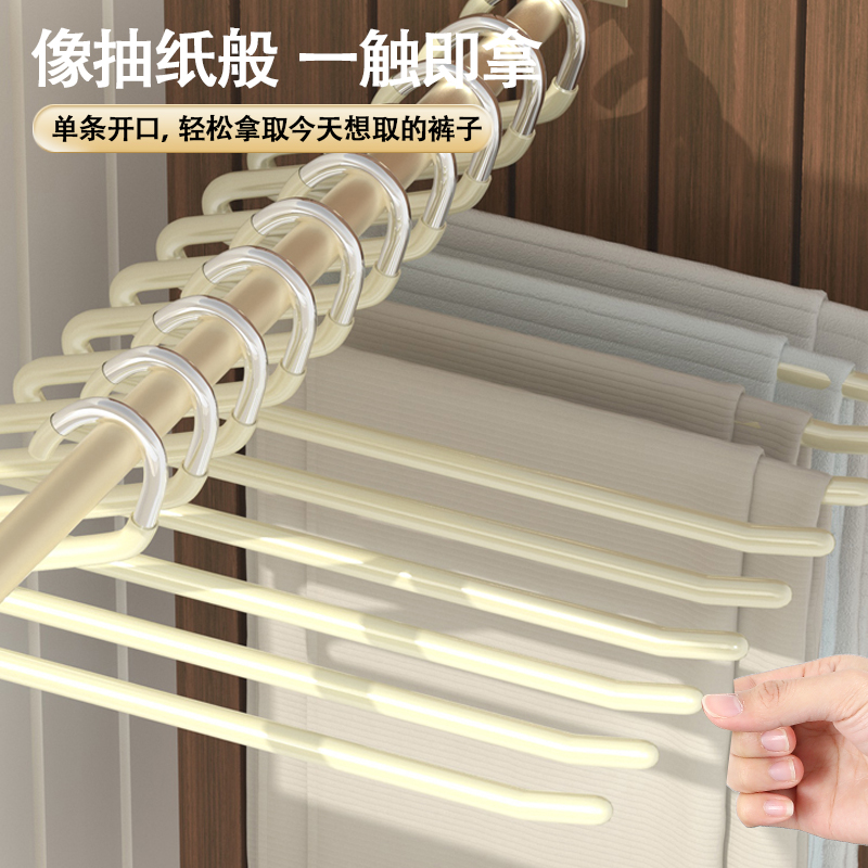 鹅型裤架：衣柜里的收纳神器，告别皱巴巴的裤子！