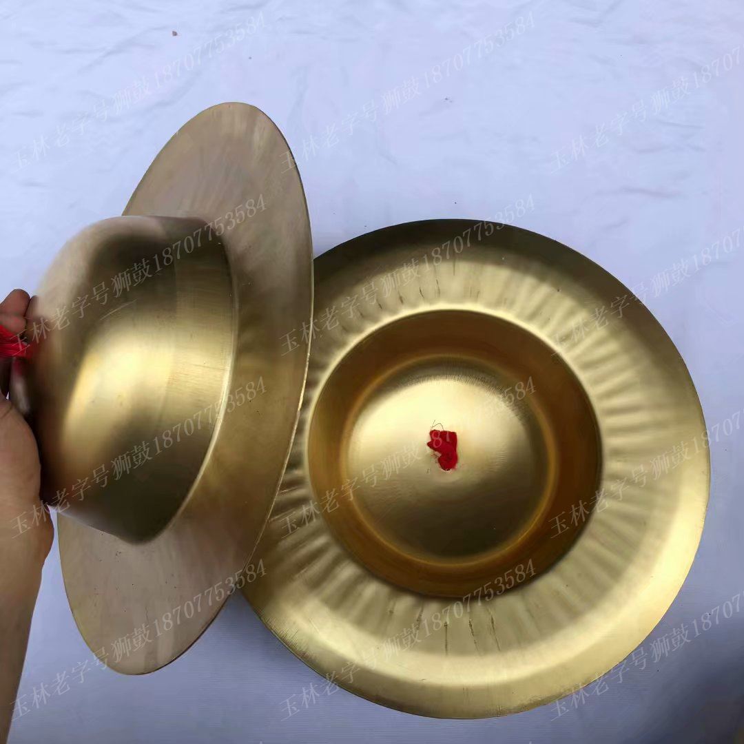 黄铜顶钹大帽镲！醒狮舞龙必备神器，传统乐器也太有范儿了吧
