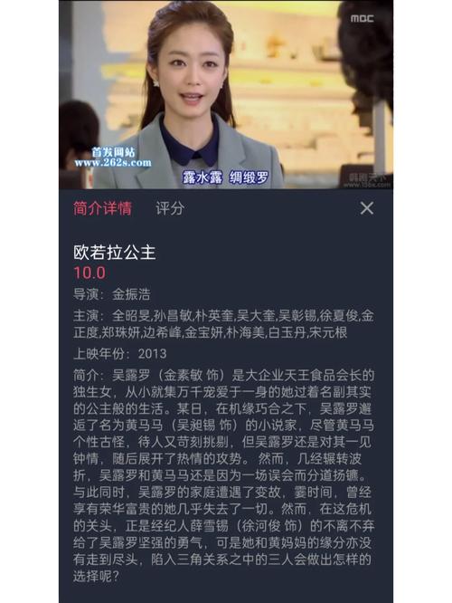 欧若拉公主演员表,全素敏的公主梦