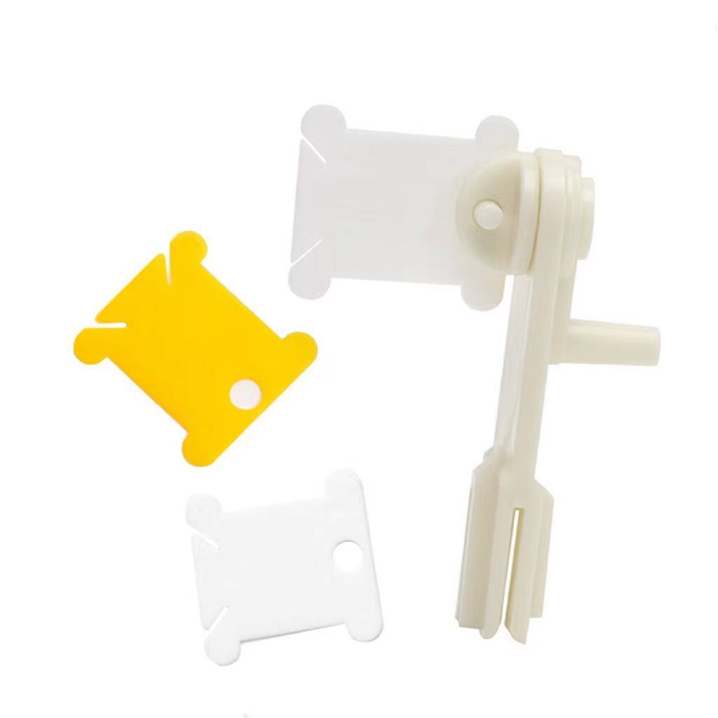 便携式迷你十字绣手摇绕线器，让整理绣线变得轻松愉快！✨