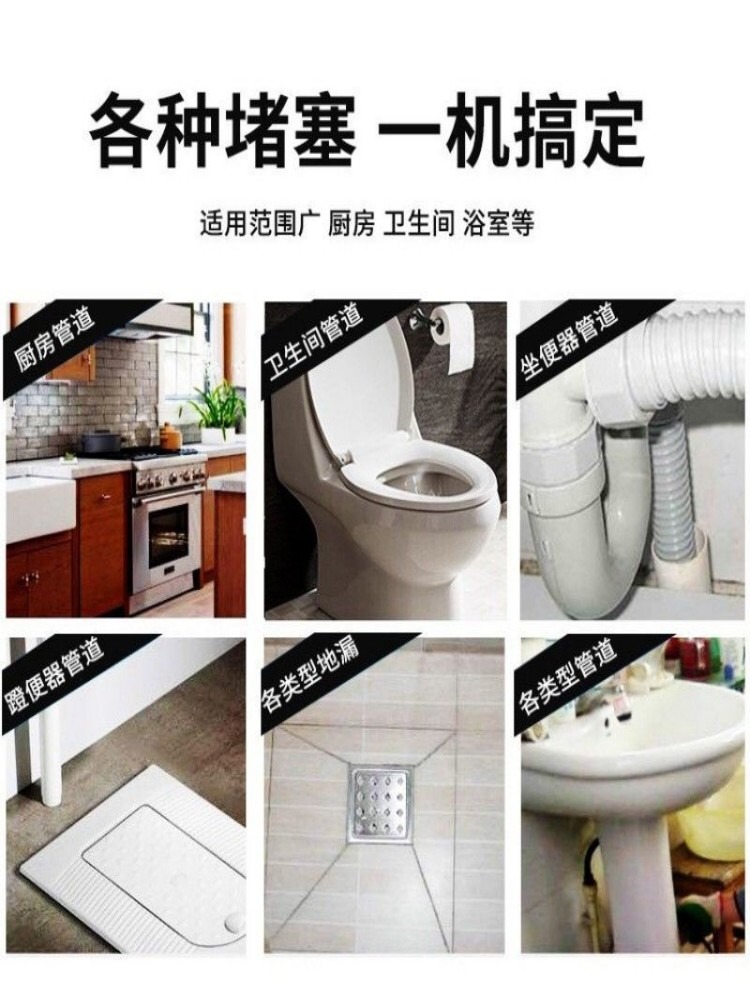 北京大力GQ-150管道疏通机真香预警！下水道堵塞救星来了