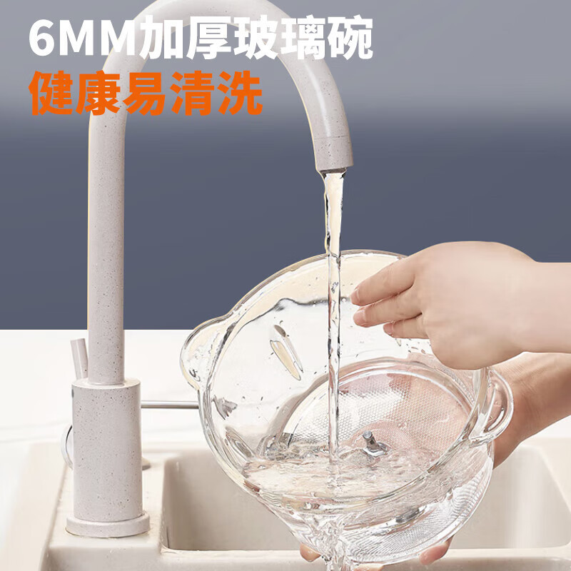 2025新款绞肉机：电动家用纯铜电机，5升大容量玻璃碗，多功能烹饪神器！