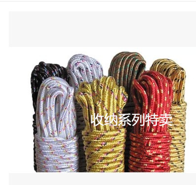 6MM红色尼龙绳：搬家神器，广告捆绑必备，500米大容量包邮！