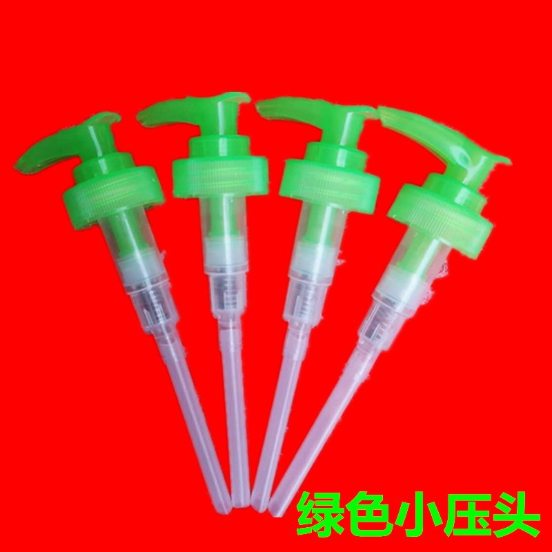 【现货】500ml塑料洗手液通用泵头28/400绿色按压泵头：如何挑选最合适的洗手液泵头？