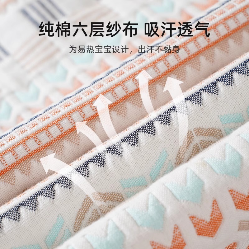夏日必备！婴儿凉席纯棉纱布床单，打造宝宝专属清凉王国！