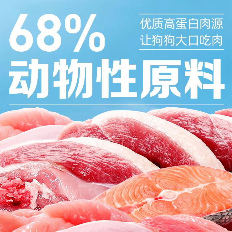 比熊犬专属鸭肉梨冻干狗粮！泪痕救星+营养五拼，小奶狗狂炫不停