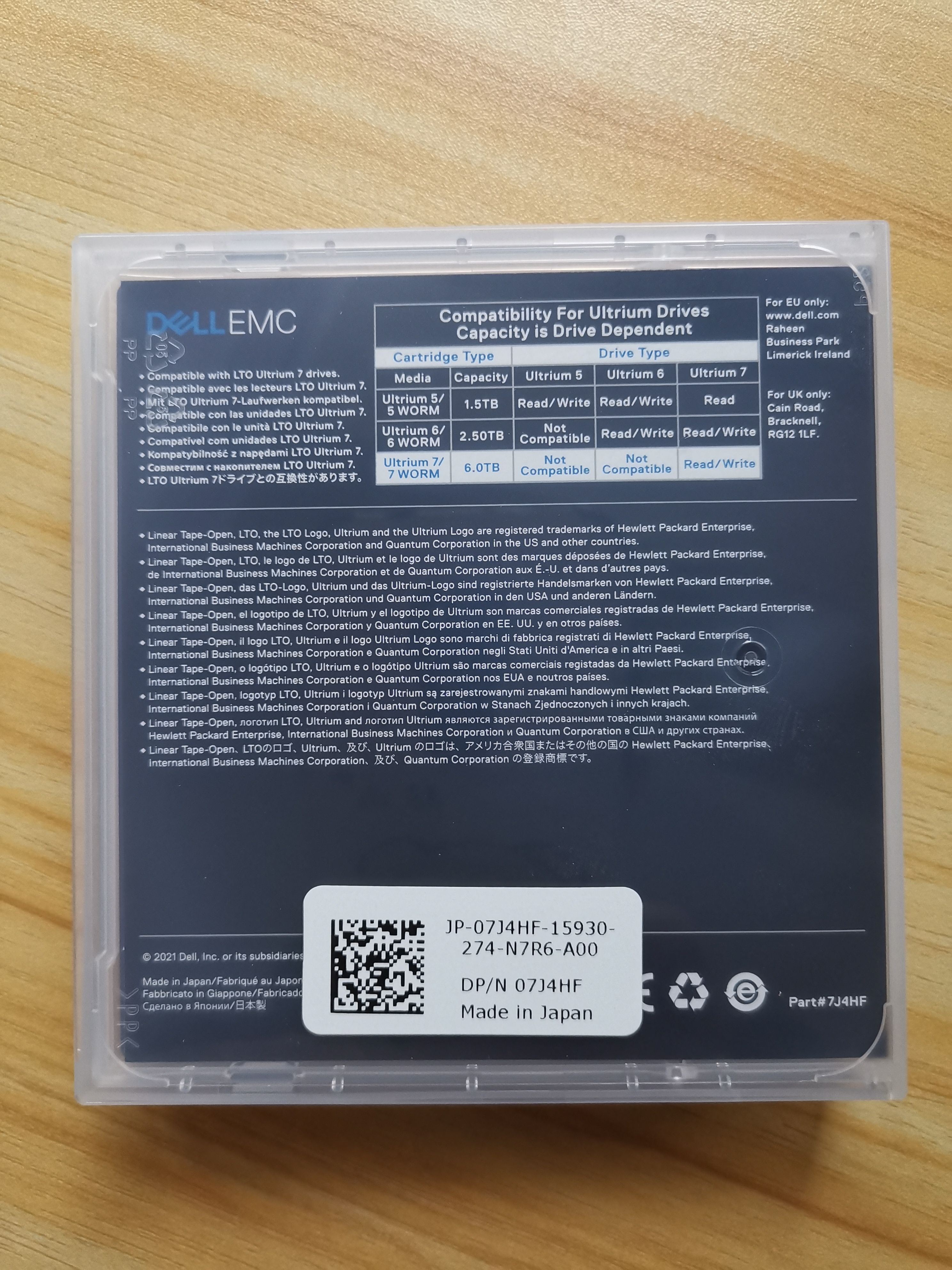 戴尔LTO6磁带2.5TB-6.25TB实测！数据备份神器，这波不买亏大了