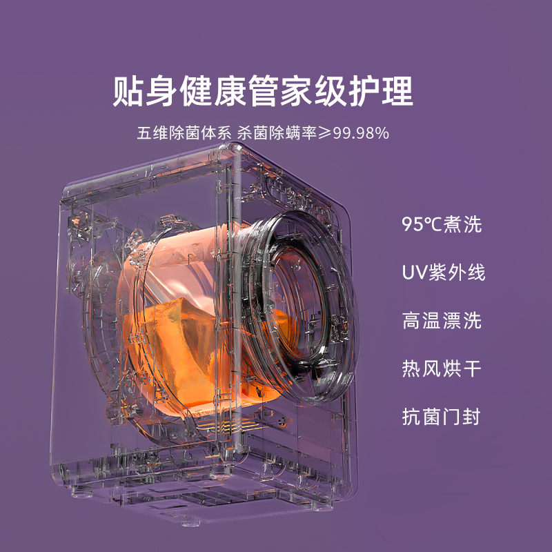 米家洗烘一体机烘干方式？选对了真的省电又护衣！