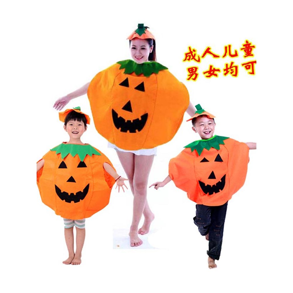 万圣节狂欢必备！女童cos服+男童南瓜衣服+成人亲子套装，一起变身！✨