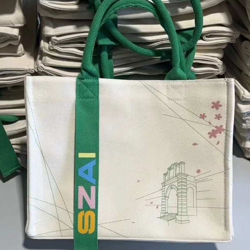 高端帆布包定制：企业logo印制，广告礼品展会活动的完美选择！