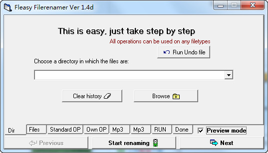Easy FileReNamer(重命名文件)V1.4绿色免费版