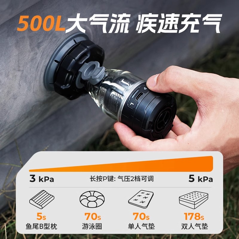 FLEXTAIL鱼尾无线便携充气泵：露营与户外活动的救星，让你轻松享受夏日乐趣！
