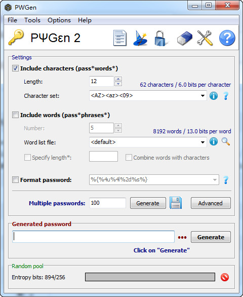 pwgen(密码生成器)v2.9.0官方版