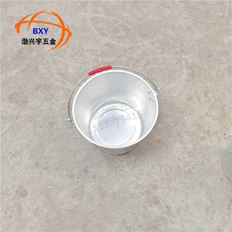 加油站加厚铝消防桶：老式铝水桶圆桶，家用手提桶大容量铝制提水桶