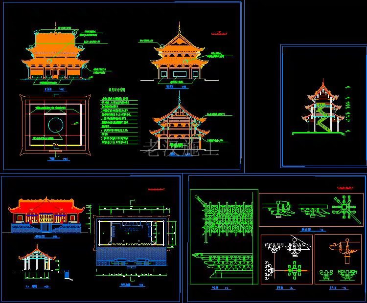 古建寺庙佛堂大雄宝殿建筑CAD施工图：如何用现代技术守护千年文化精髓？