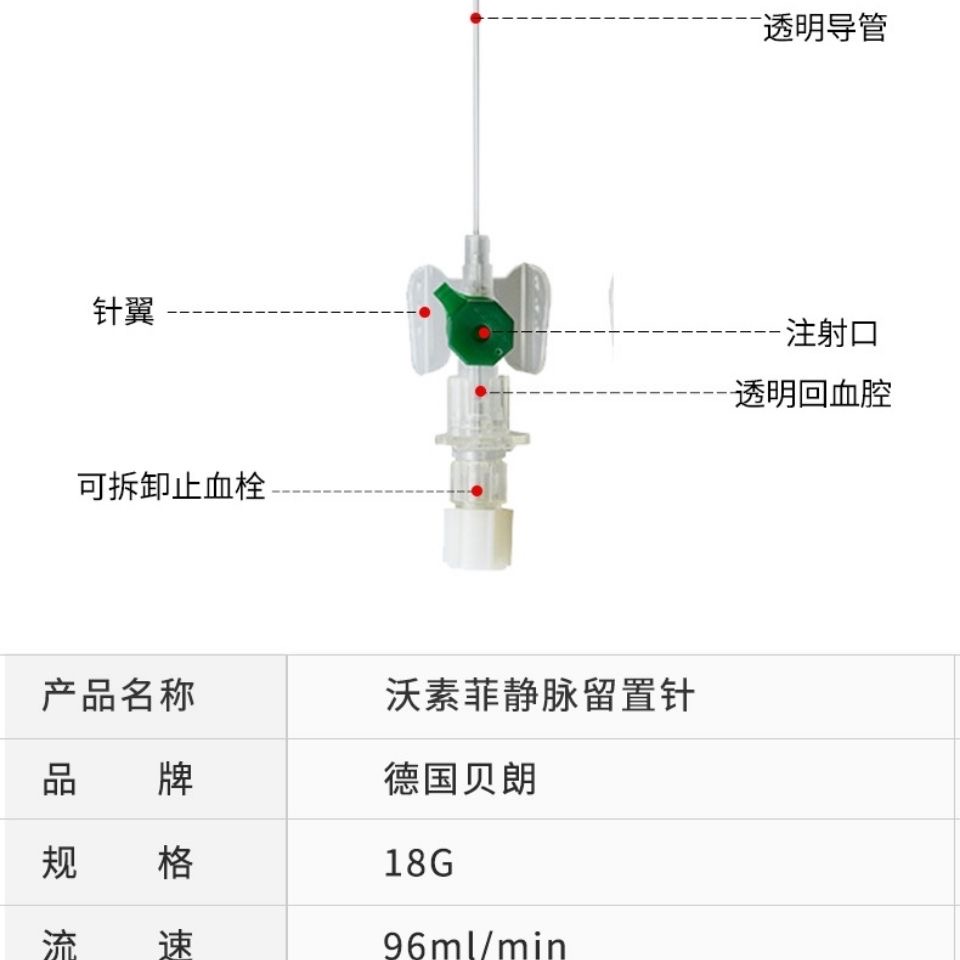 贝朗医用一次性使用带加药壶静脉留置针：安全与便捷的完美结合