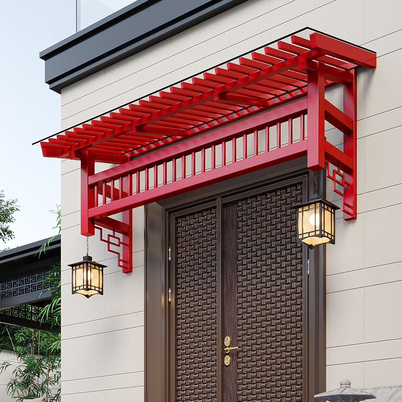古典园林铝合金仿古屋檐：穿越时空的美学盛宴，中式门楼翘角的现代演绎