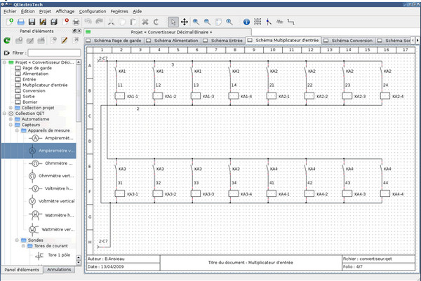 电气原理图设计软件(QElectroTech)v0.51