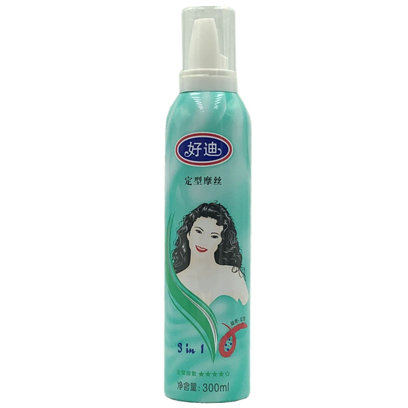 好迪三合一摩丝：打造完美大背头，持久保湿不干燥！