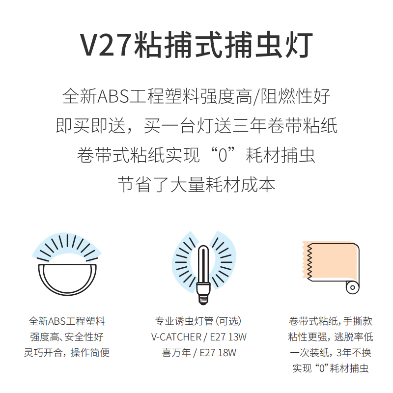 卫捕士2024新款灭蝇灯：餐厅饭店商用苍蝇捕捉神器，守护美食的清静战场！