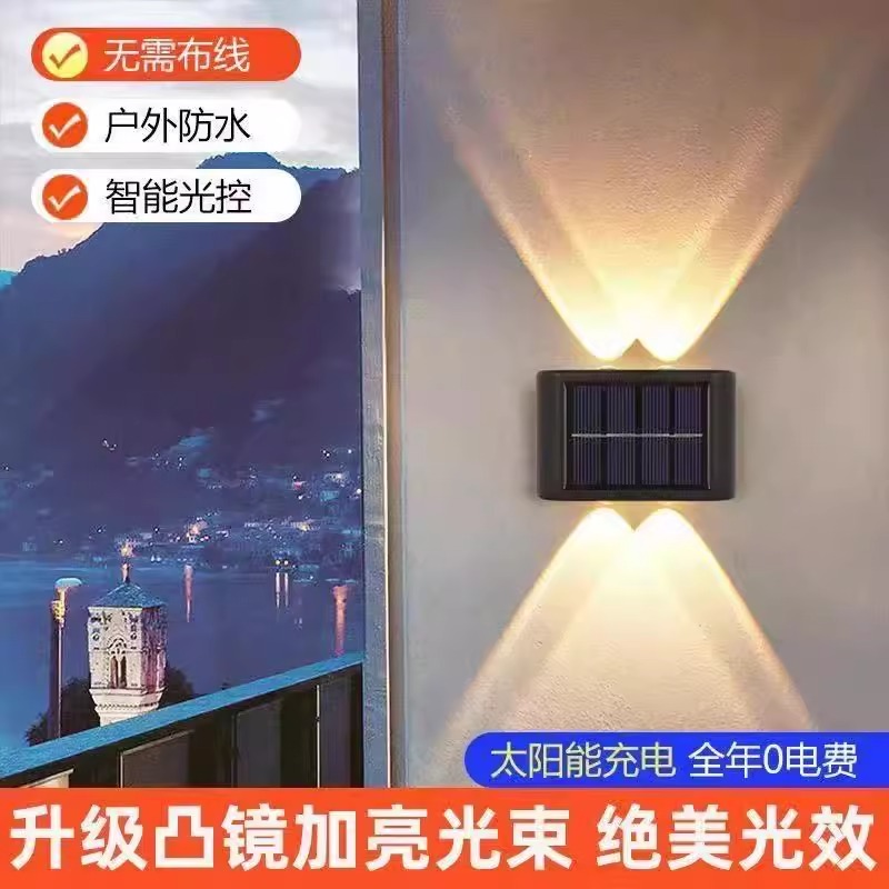 户外照明革命：太阳能防水外墙灯，点亮你的别墅花园之夜