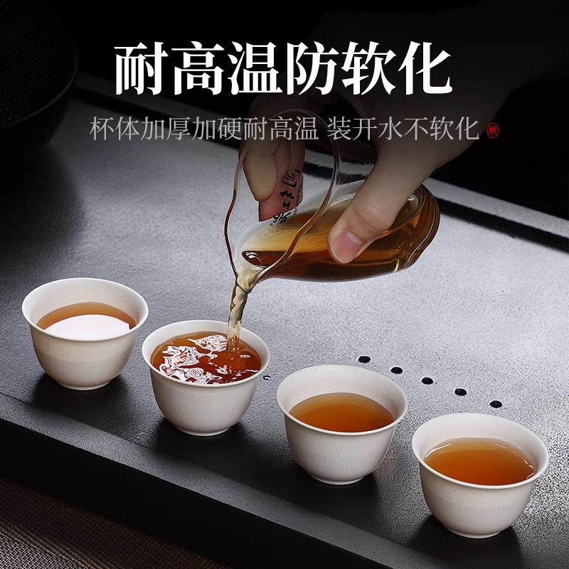 词小碗稻壳一次性水杯&amp;功夫茶杯小号便携式茶具：办公室里的茶香革命！