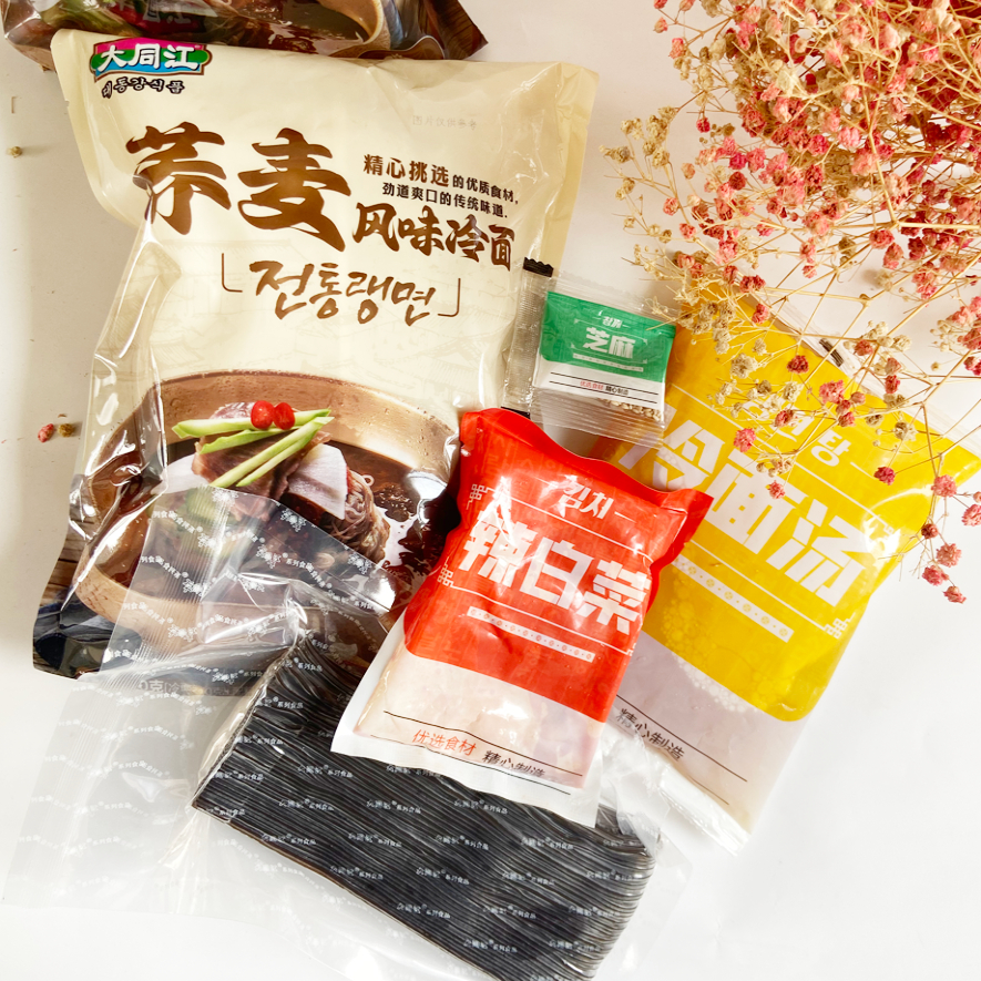 大同江小麦荞麦冷面610g：夏日清爽必备，让你一口入魂！️