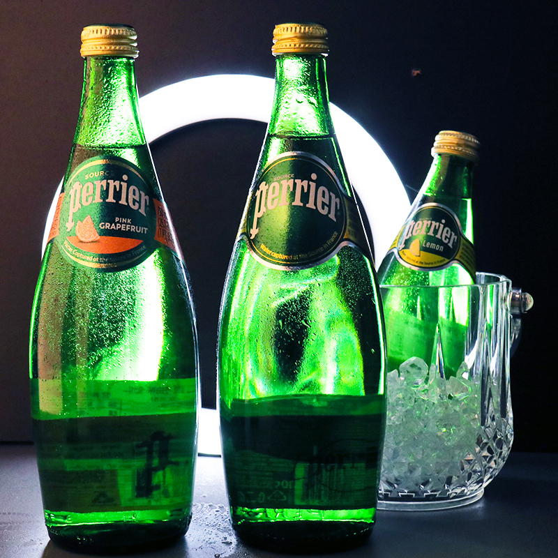 法国进口巴黎水Perrier：750ml*12瓶整箱，开启你的清新气泡之旅！