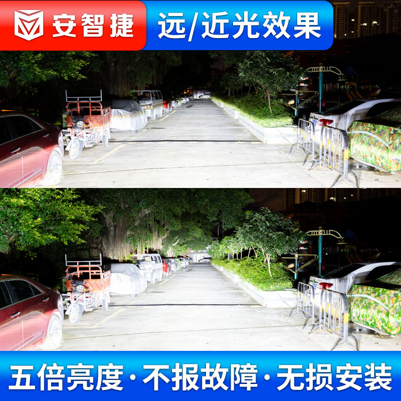 奥迪A3/A4L/A5/A6L/A7/A8L/Q3/Q5/Q7/TT：氙气灯泡改装LED大灯，超亮升级，点亮夜行新视界！