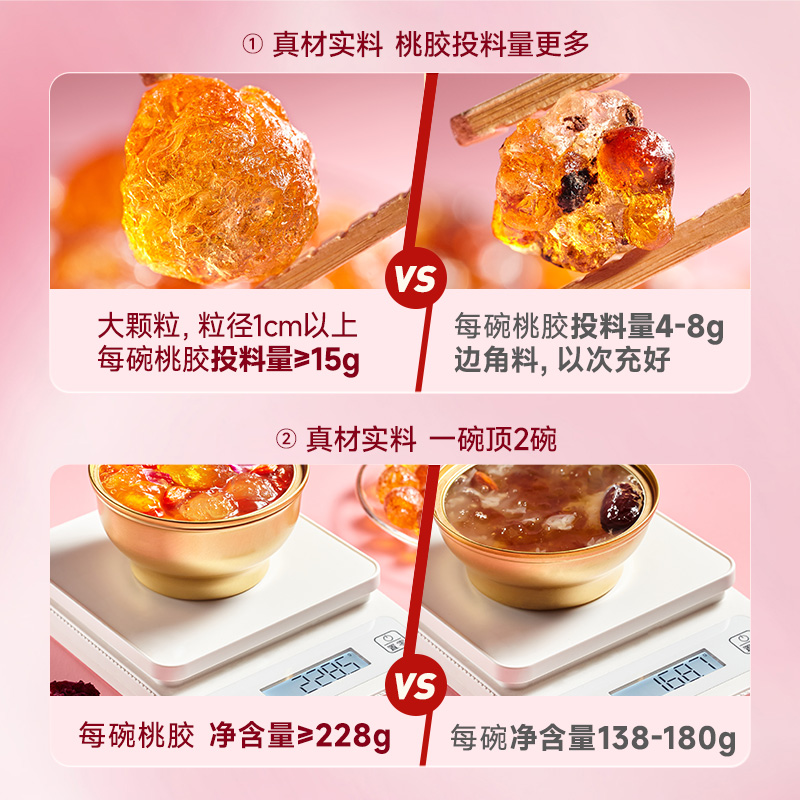 极盏墨红玫瑰桃胶：懒人早餐神器，下午茶甜点新宠！