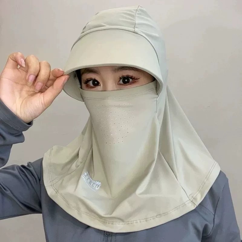 UVBANANA夏护妆防晒面罩大檐防晒帽：夏日必备，让你美美防晒✨
