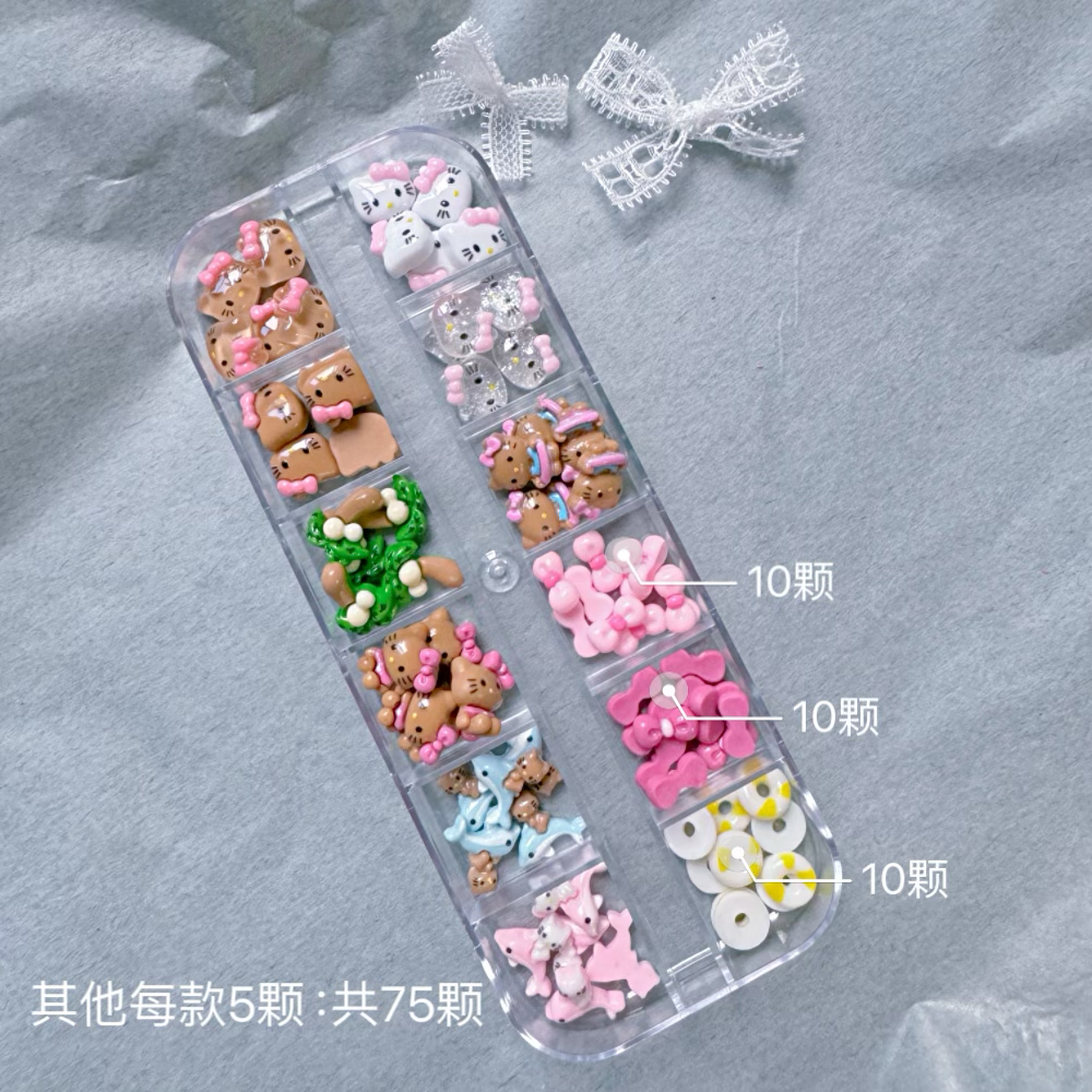 爆款HelloKitty美甲饰品：如何让你的指尖变成萌系天堂？
