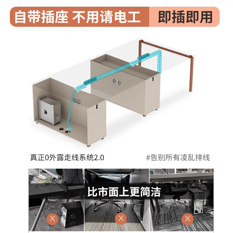 现代简约风工位办公桌椅，6人位适合吗？2026年的理想选择？