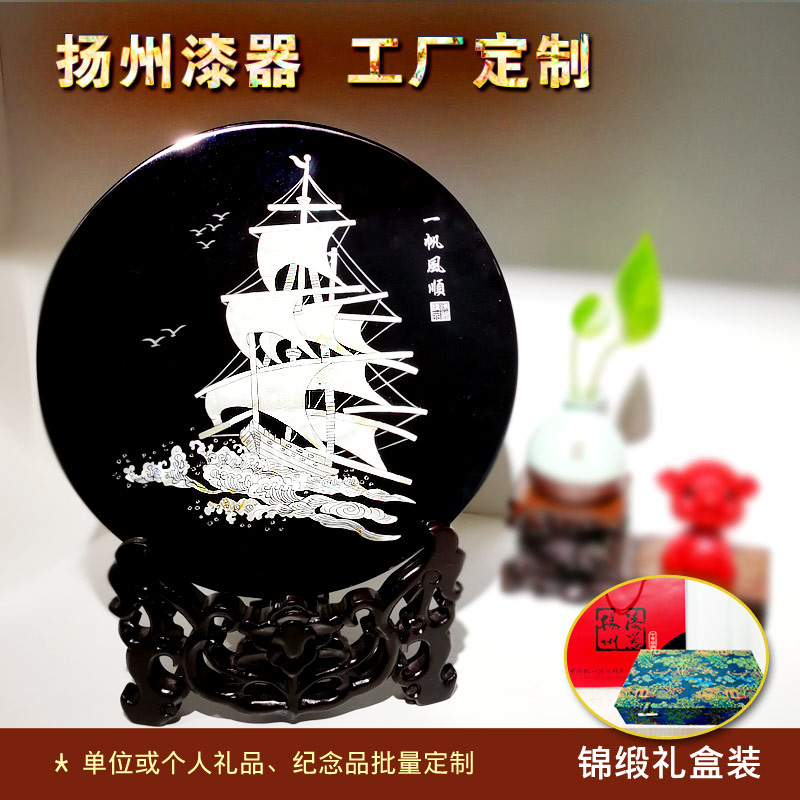 非遗扬州漆器太绝了！古风家具摆件送礼必入，传统文化真的香！✨