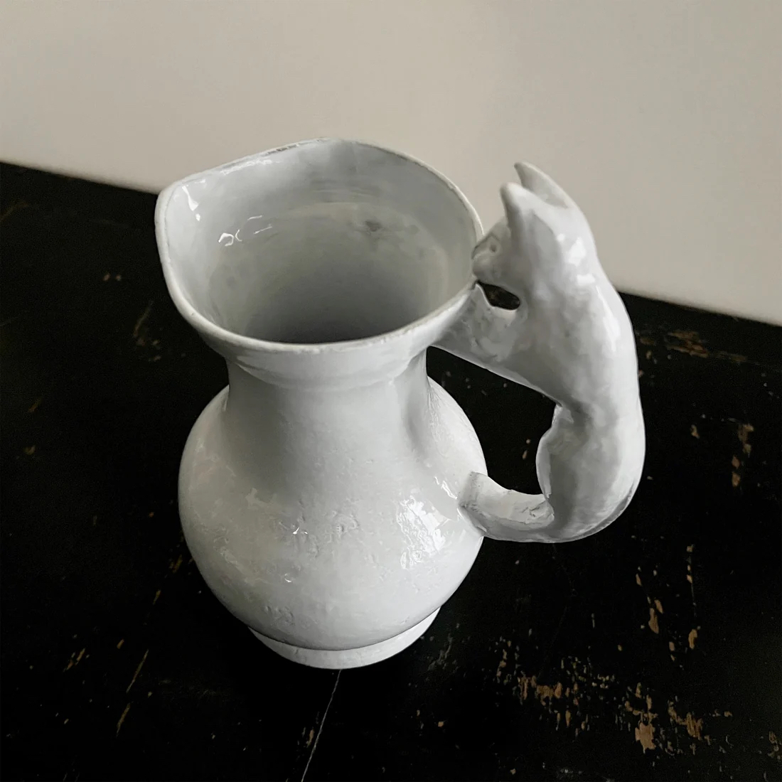 法国ASTIER DE VILLATTE手作黑陶白釉陶瓷花瓶：艺术与生活的完美邂逅