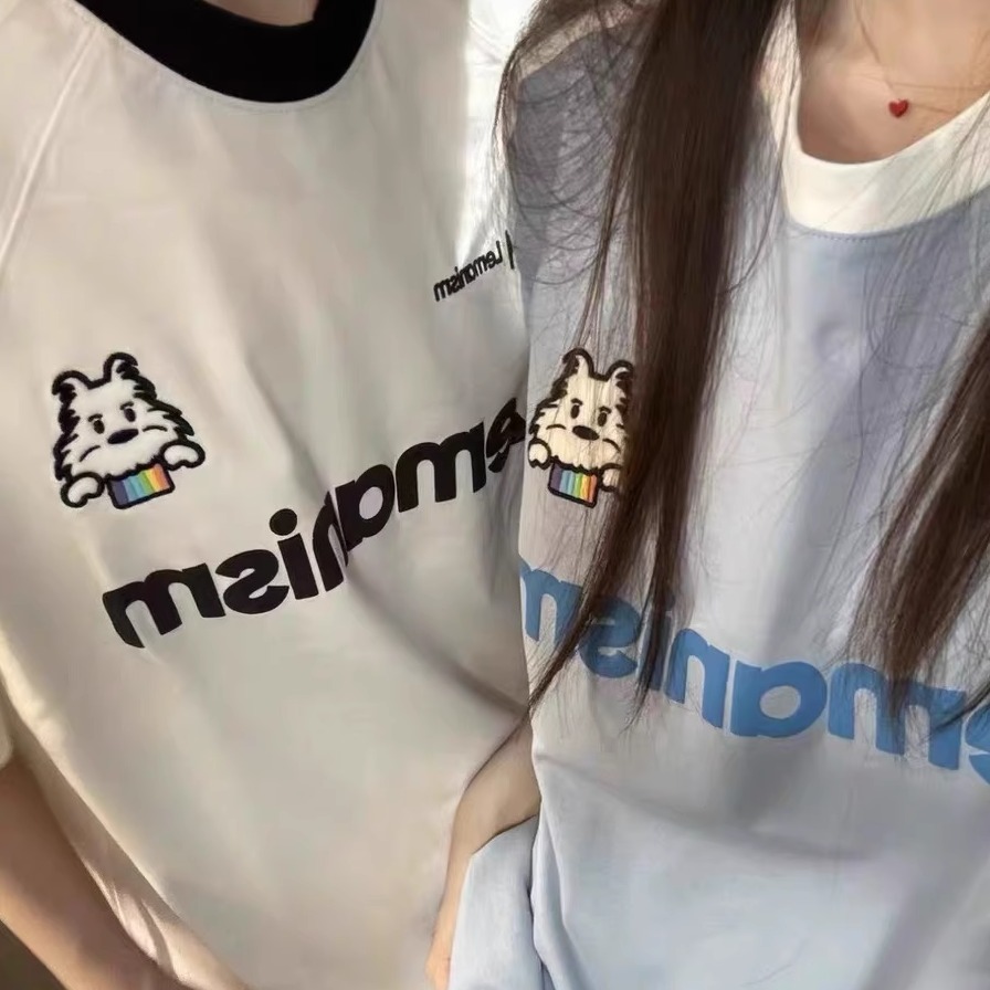 三标齐全高品质短袖纯棉刺绣T恤，男女同款情侣洋基，穿出潮流新风尚！