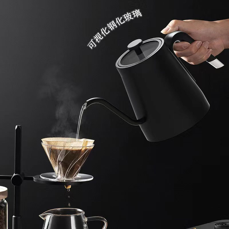 304不锈钢咖啡手冲壶！长嘴细口太香了，咖啡控闭眼入！☕️